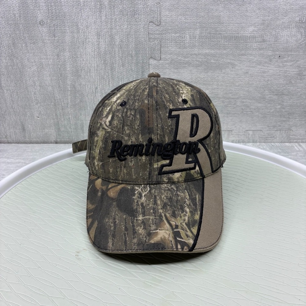 Remington Hat Cap Strap Back Realtree Camouflage Gun Maker‎ Logo